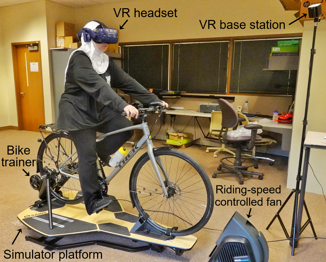 Vr on sale cycling simulator